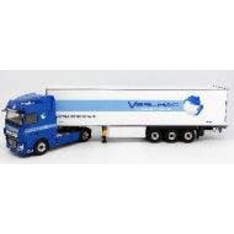 1/43 DAF XF MY 2017 Space Cab Refrigerated Semitrailer VERLHAC LOGISTIQUE