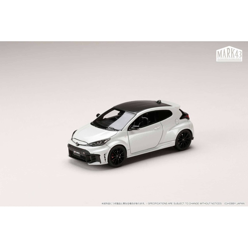 1/43 Toyota GR YARIS RZ High Performance 2024 Platinum White Pearl Mica