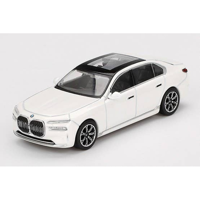 1/64 BMW i7 xDrive60 Mineral White (Left-Hand Drive)