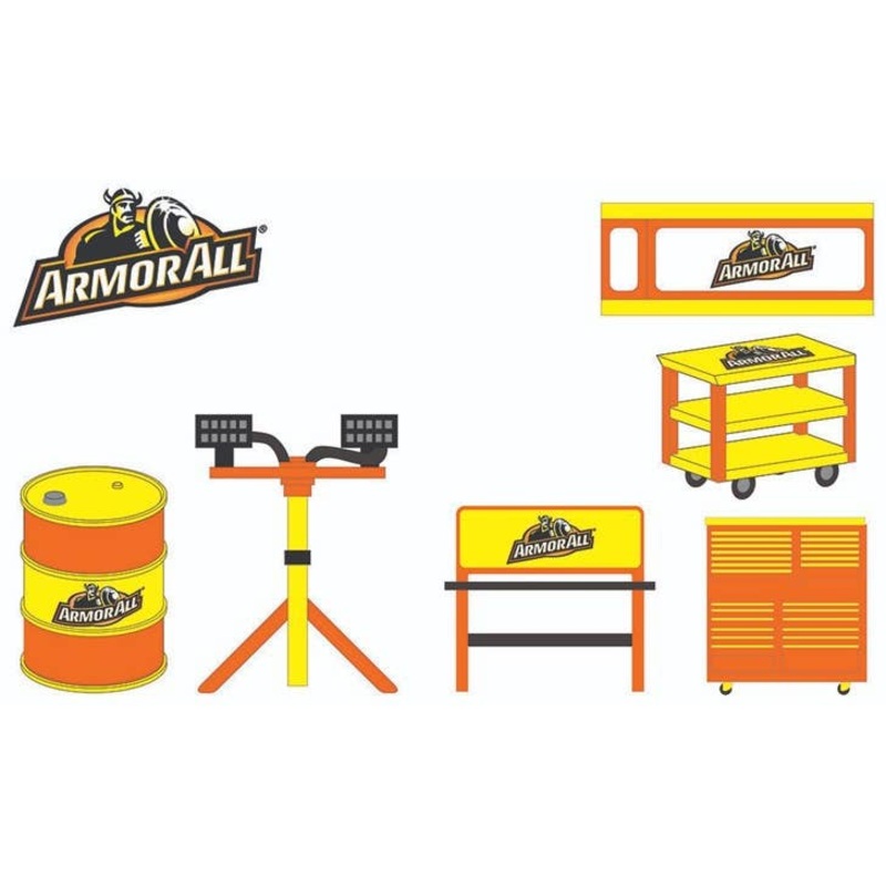 1/64 GreenLight Auto Body Shop - Shop Tool Accessories Series 4 - Armor All