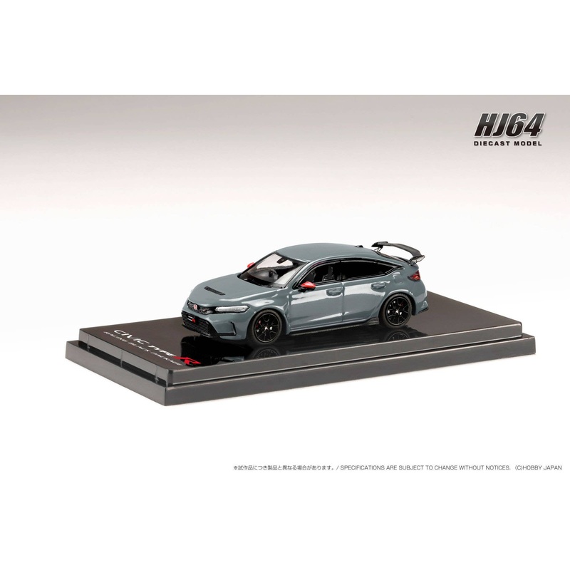1/64 Honda CIVIC TYPE R (FL5) RACING BLACK Package / Vehicle With Genuine Optional Parts Sonic Gray Pearl