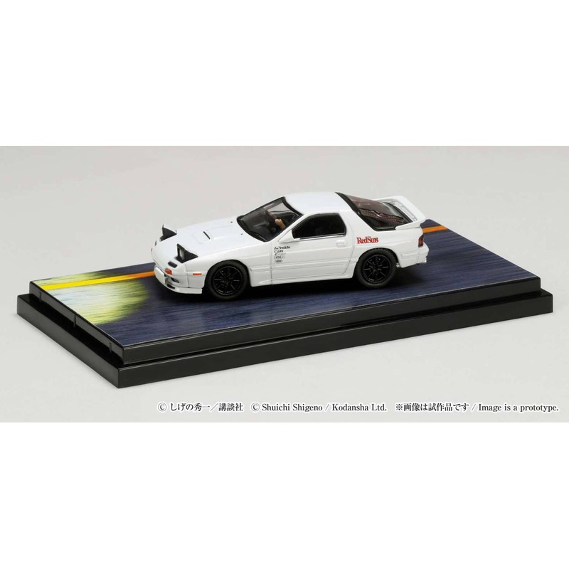 1/64 MAZDA RX-7 (FC3S) Anfini / Initial D VS Kyoichi Sudo Ryosuke Takahashi Comes with Driver Figure