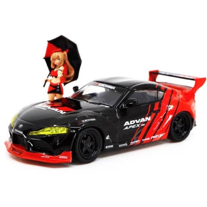 1/64 Pandem GR Supra Advan Livery & Race Queen Set