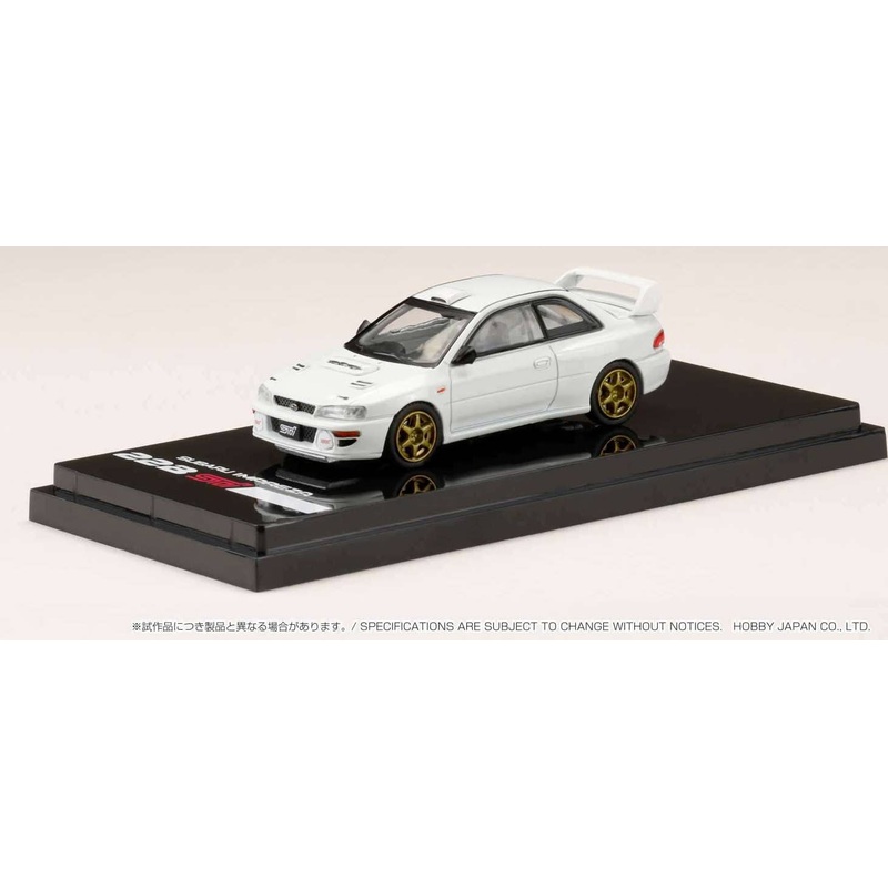 1/64 Subaru Impreza 22B STi Version Customized Ver. Rally Base Car (GC8 Kai) / Left-Hand Drive Feather White