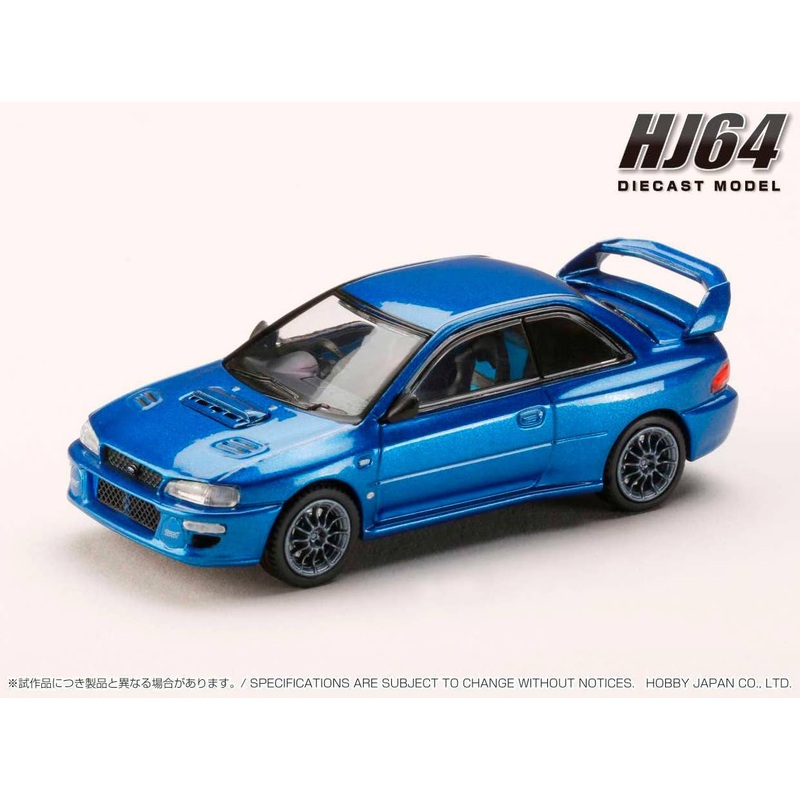 1/64 SUBARU IMPREZA 22B Sti Version (GC8 Kai) / Euro Custom Version Sonic Blue Mica