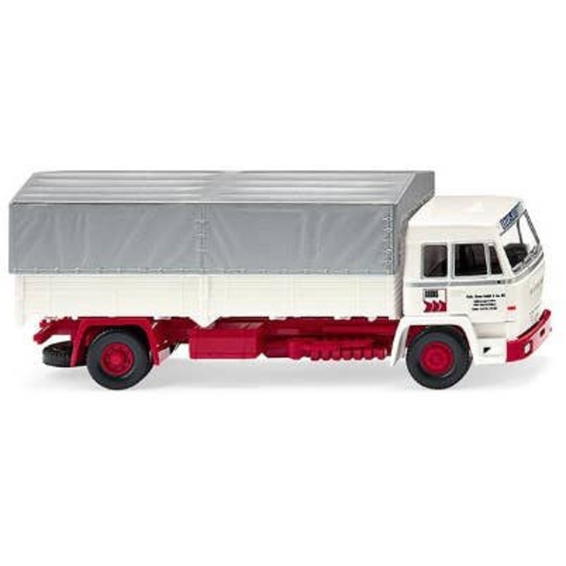 1/87 Busching BS 16 L Flatbed Lorry Bruns
