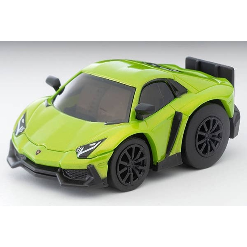Choro-Q zero Z-75b Lamborghini Aventador 50th Degrees Anniversario (Yellowish Green)