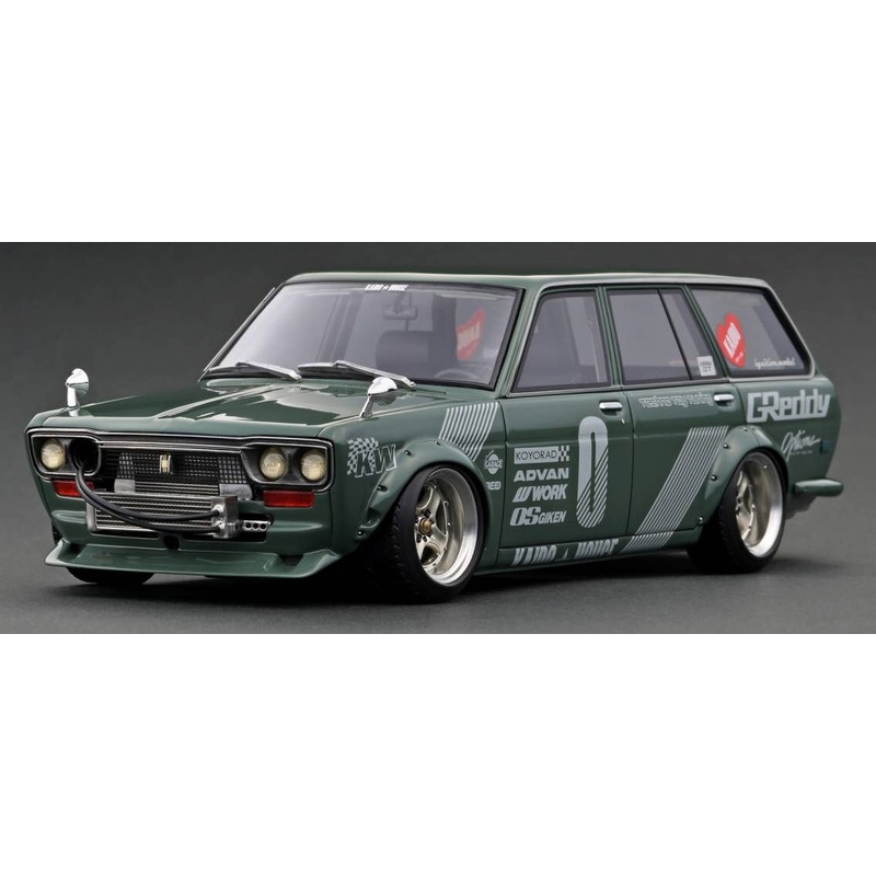 1/18 Datsun Bluebird (510) Wagon Green
