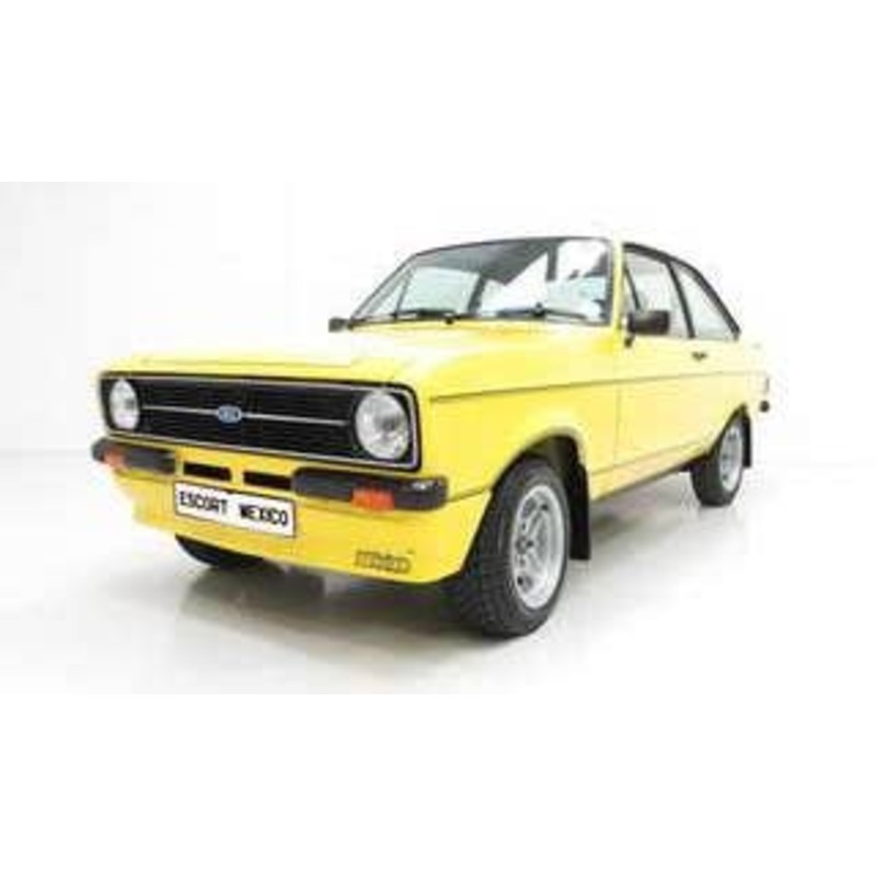 1/18 Ford Escort MKII RS Mexico 1976 Signal Yellow RHD