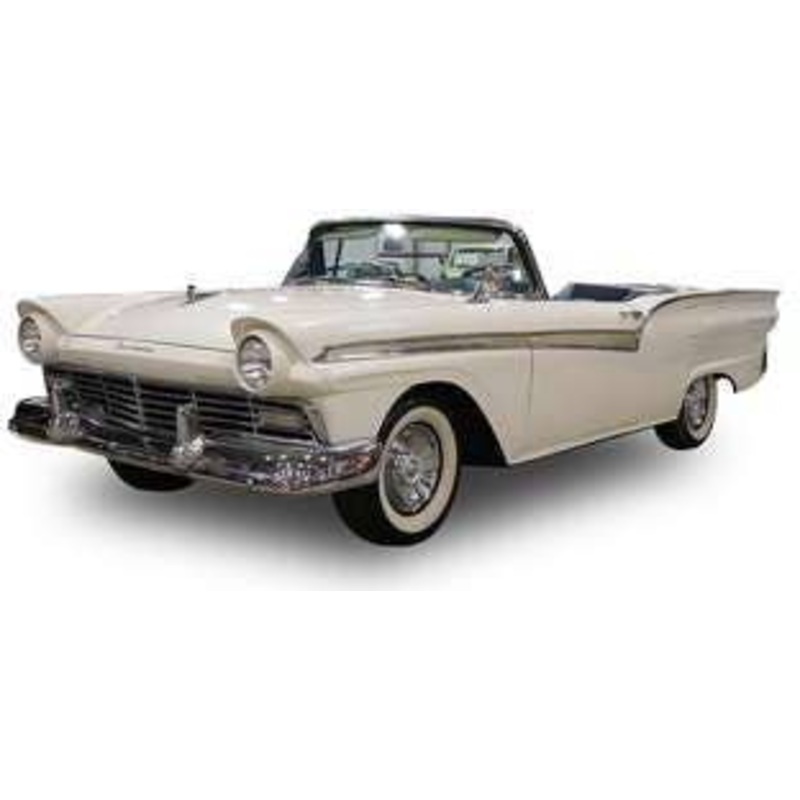 1/18 Ford Fairlane 500 Skyliner 1957 Colonial White