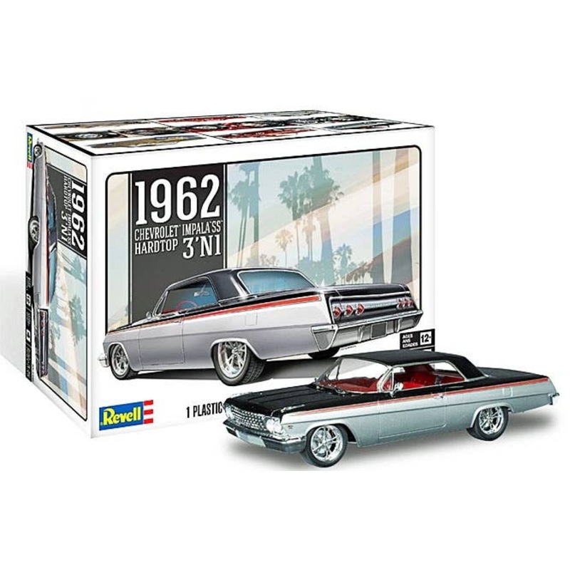 1/25 62 Chevy Impala Hard Top 3'n1
