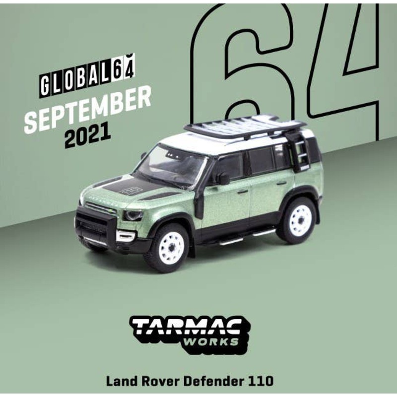 1/64 Land Rover Defender 110 Green Metallic