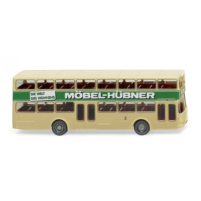 1/87 MAN SD 200 Double Decker Bus Mobel Hubner