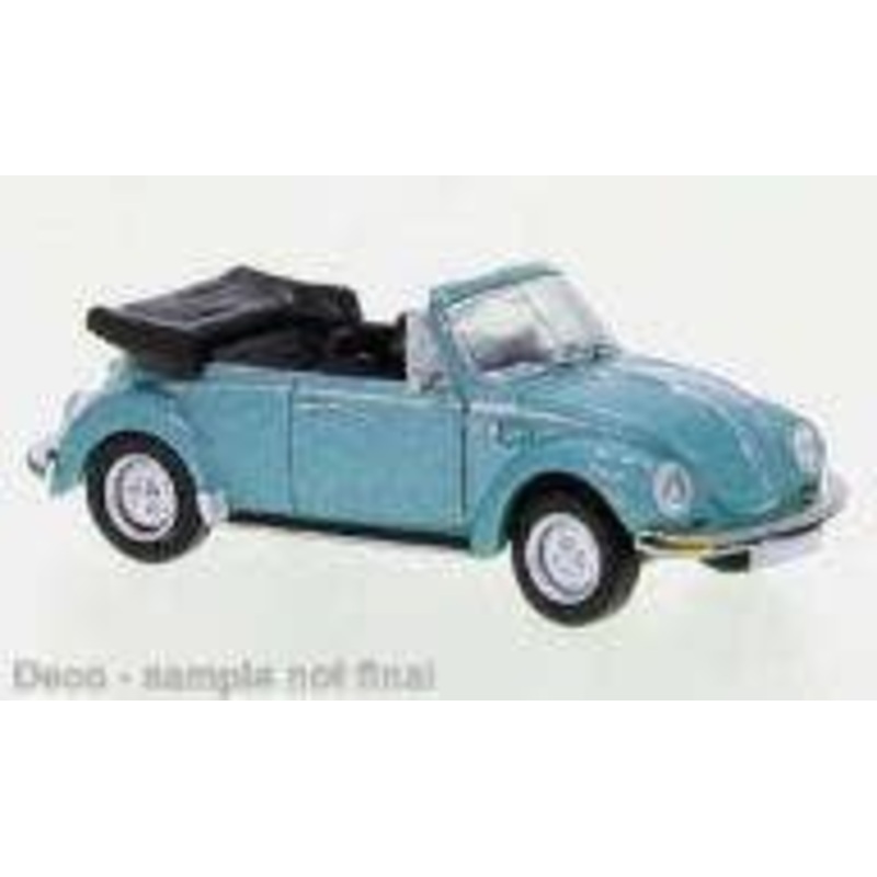 1/87 VW Beetle 1303 Cabriolet 1979 Metallic Light Turquoise
