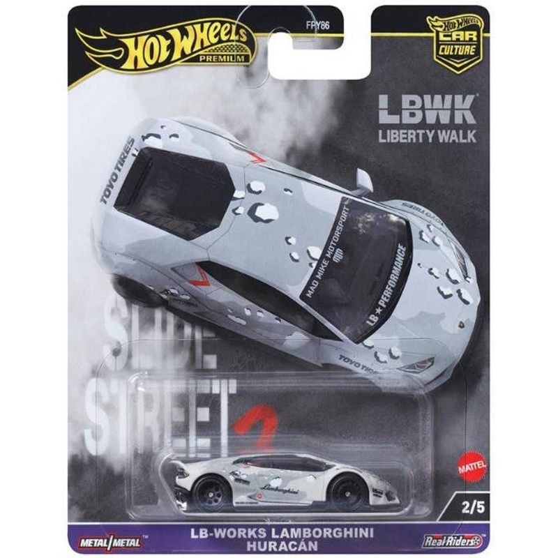 Hot Wheels Car Culture Slide Street Liberty Works Lamborghini Huracan (HKC84-9866)