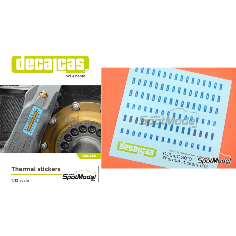 1/12 Thermal Sticker Decal Set