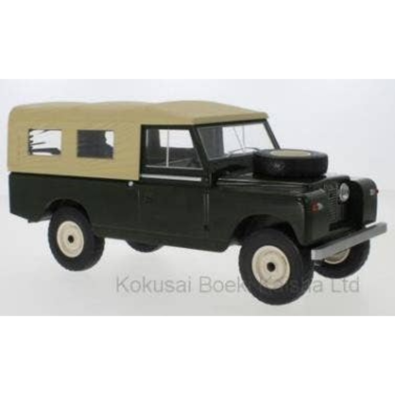 1/18 Land Rover 109 Pickup Series II RHD 1959 Dark Green & Dark Beige