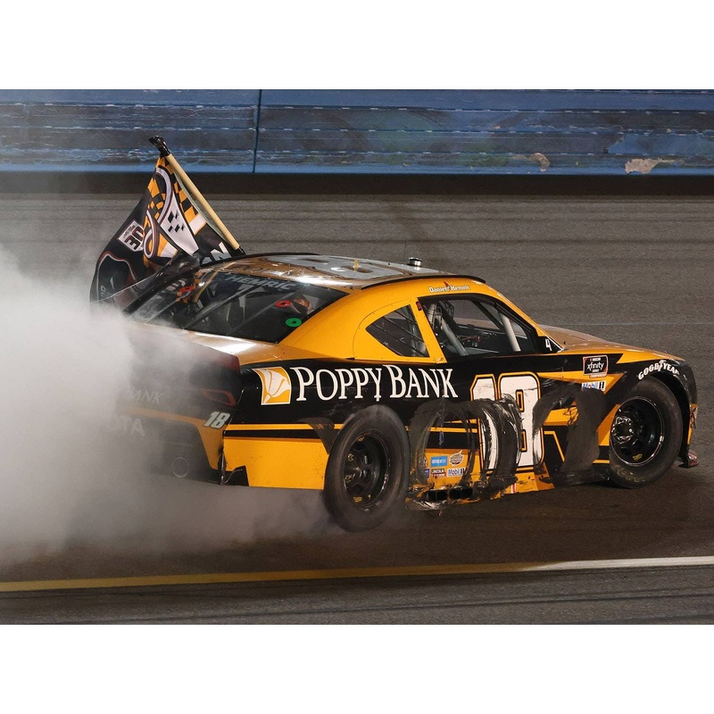 1/24 Daniel Hemric # 18 Poppy Bank TOYOTA Supra NASCAR Xfinity Series 2021 Phoenix Raceway Championship Race Winner (Color Chrome)