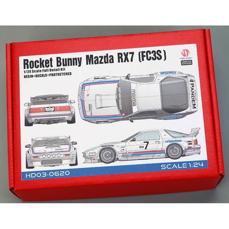 1/24 Rocket Bunny Mazda RX7(FC3S) Full Detail Kit