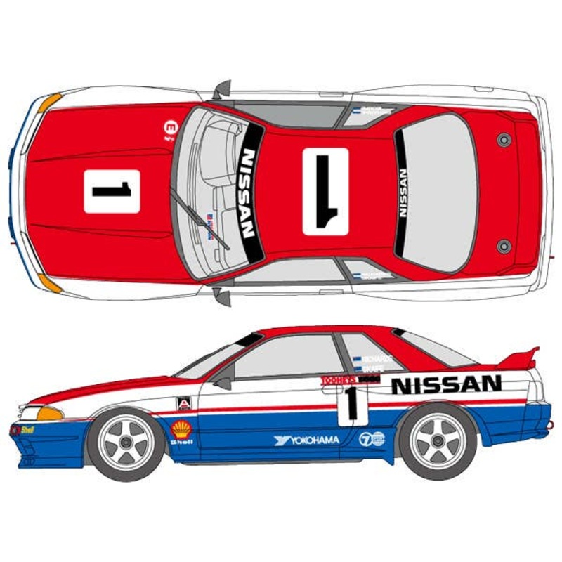 1/24 Works Team GT-R 1991 Bathurst Decal Set