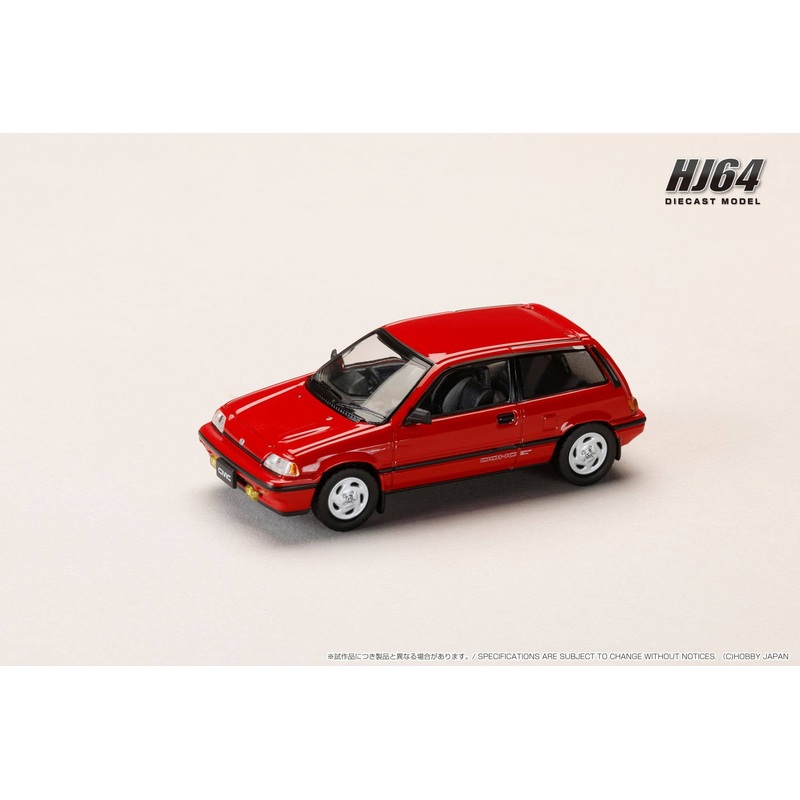 1/64 Honda CIVIC (AT) LATE VERSION / With Genuine Optional Parts Red