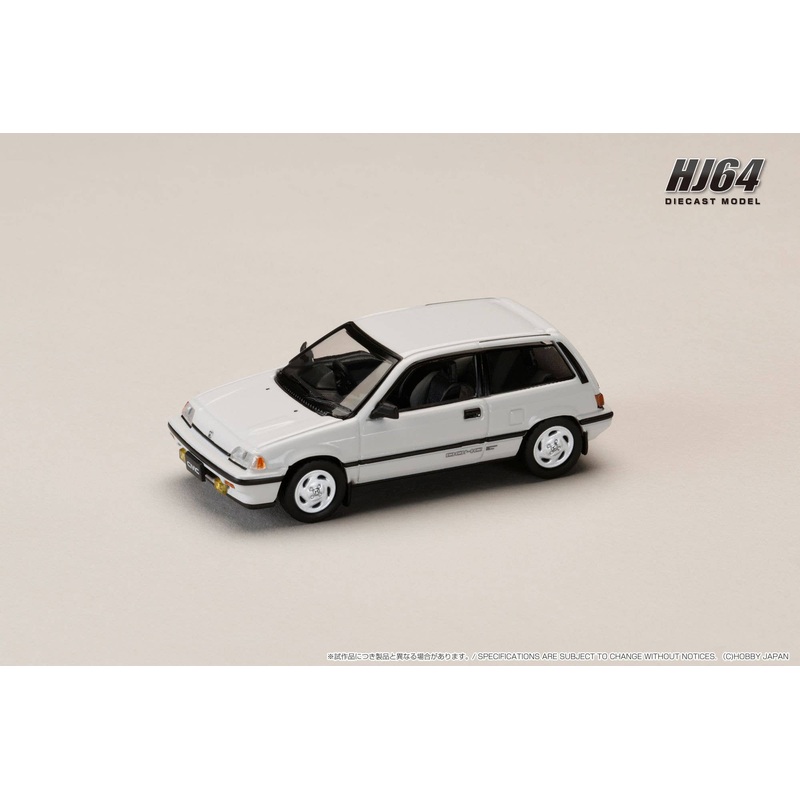 1/64 Honda CIVIC (AT) LATE VERSION / With Genuine Optional Parts White