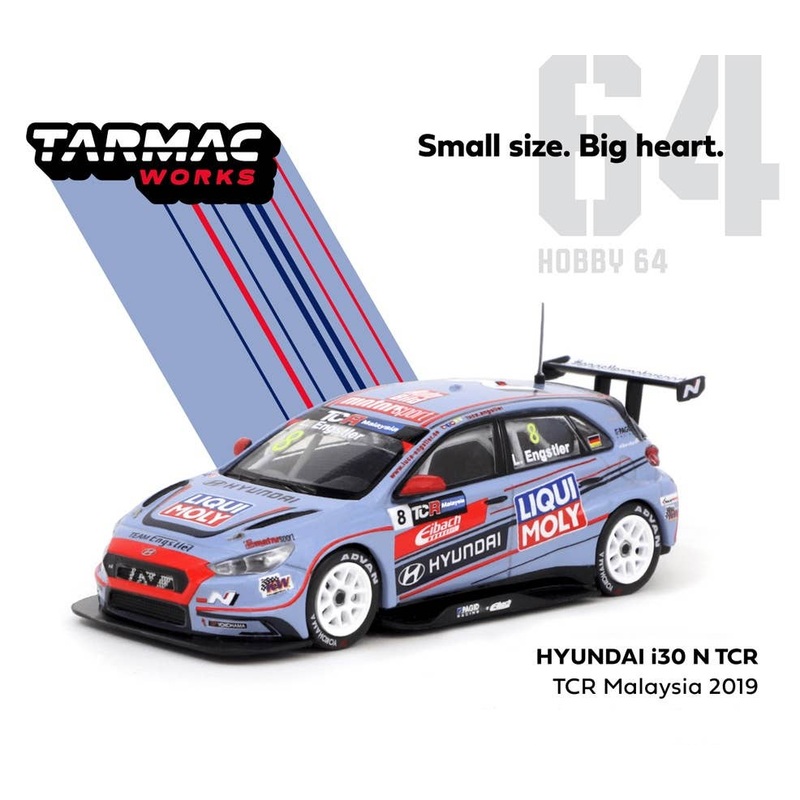 1/64 Hyundai i30 N TCR TCR Malaysia 2019 Champion Driver: Luca Engstler