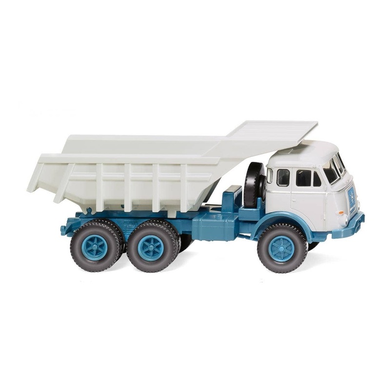 1/87 Henschel HS 3-180 Tipping Trailer Blue/Papyrus White