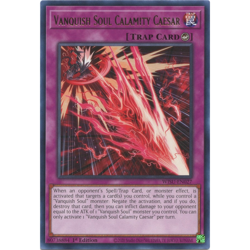 Vanquish Soul Calamity Caesar [WISU-EN027] Rare