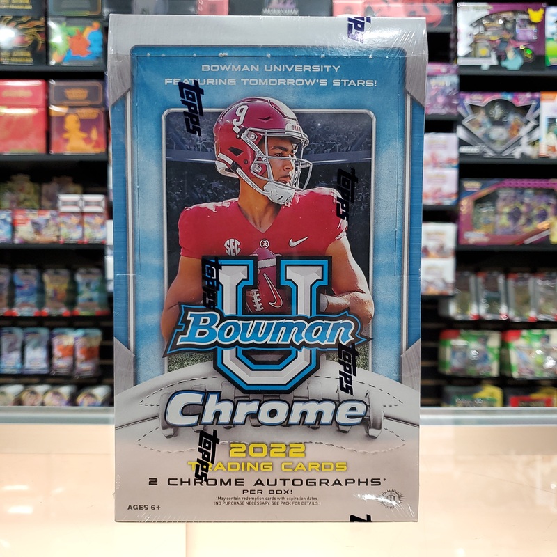 2022 Bowman Chrome University Football Hobby Box