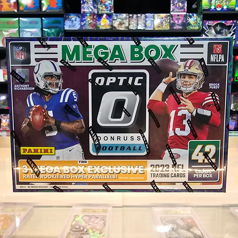2023 Donruss Optic Football Hobby Mega Box (Red Hyper Parallels)
