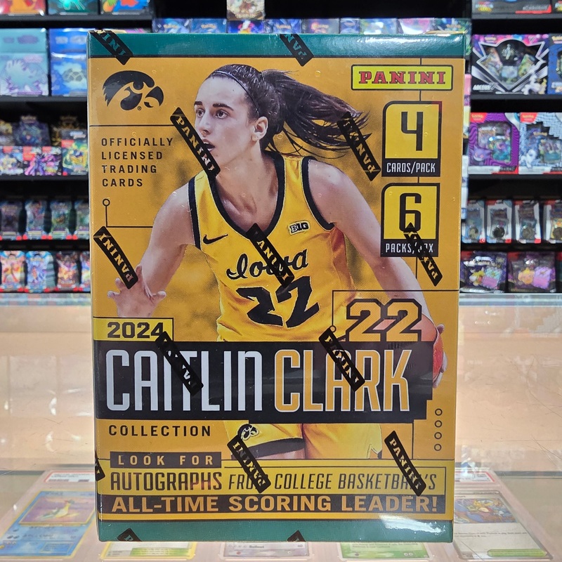 2024 Caitlin Clark Collection Basketball Hobby Blaster Box (Green)