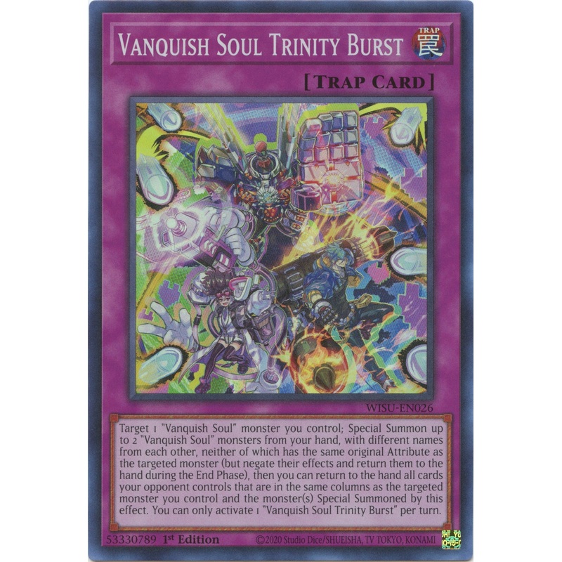 Vanquish Soul Trinity Burst [WISU-EN026] Super Rare