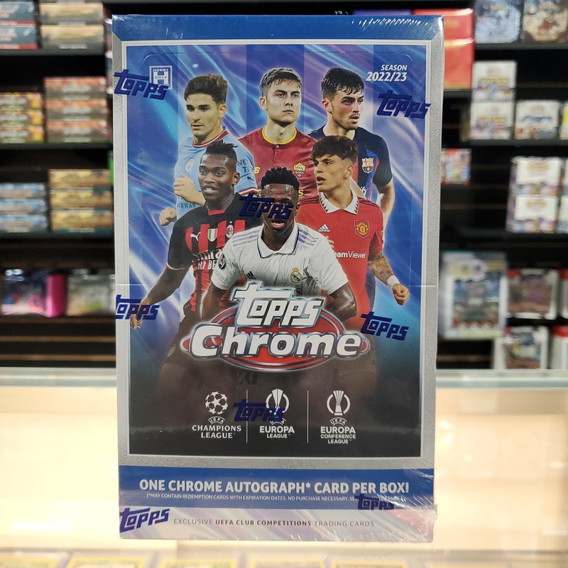 2022-23 Topps Chrome UEFA Club Competitions Soccer Hobby Box