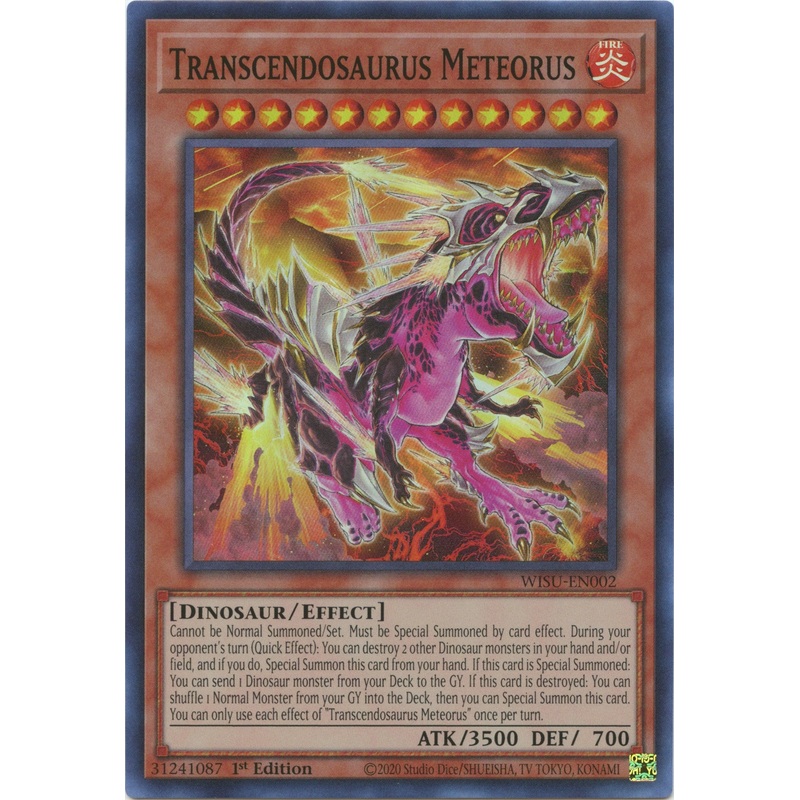 Transcendosaurus Meteorus [WISU-EN002] Super Rare