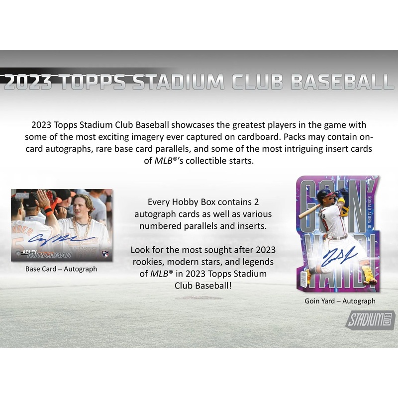 2023 Stadium Club Baseball Hobby Box