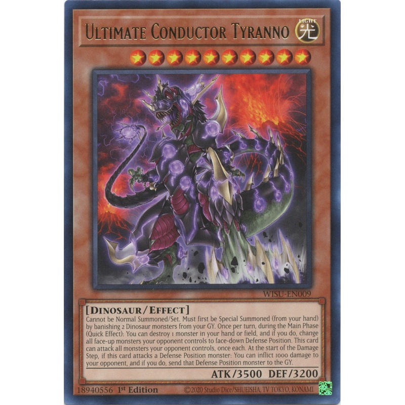 Ultimate Conductor Tyranno [WISU-EN009] Rare