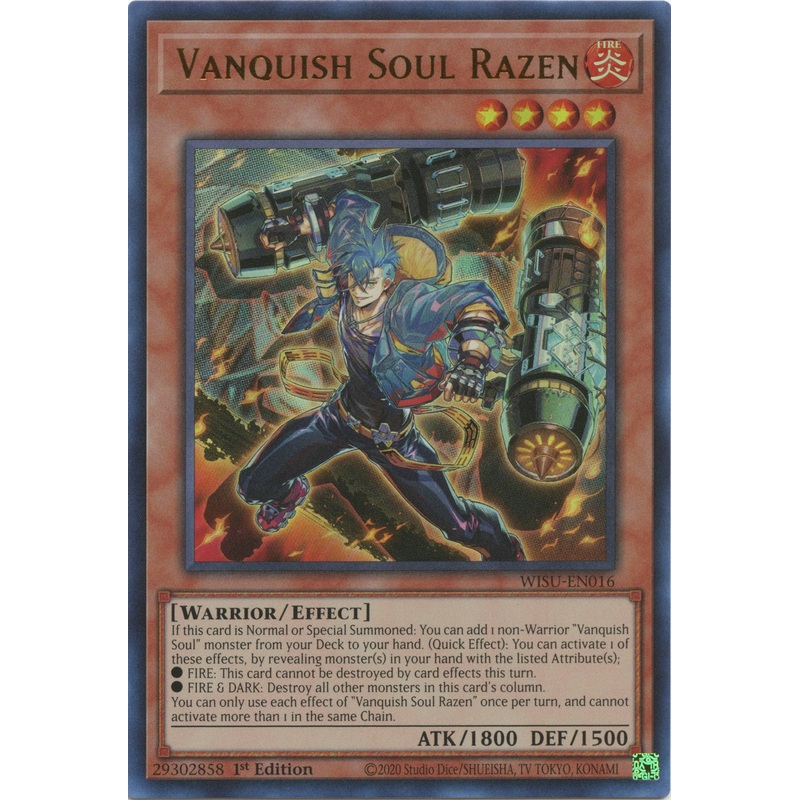 Vanquish Soul Razen [WISU-EN016] Ultra Rare