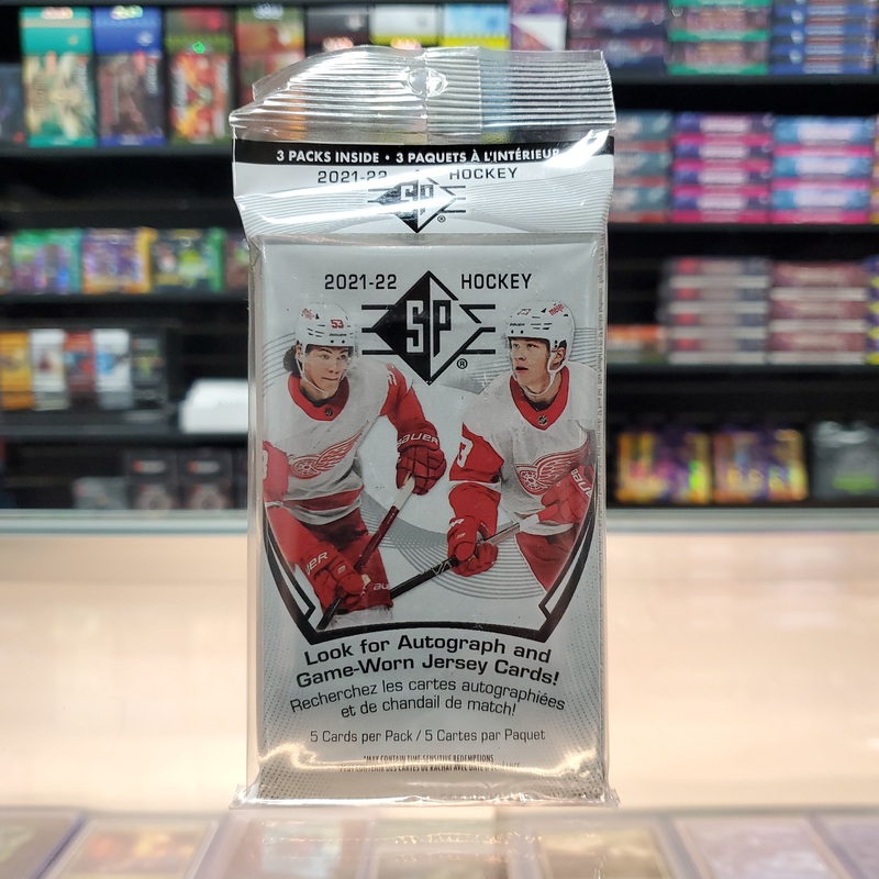 2021-22 Upper Deck Hockey SP Hanger Pack