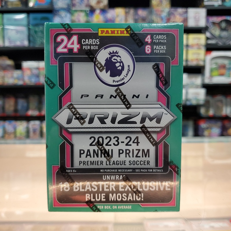 2023-24 Prizm English Premier League Soccer Hobby Blaster Box (Blue Mosaics)