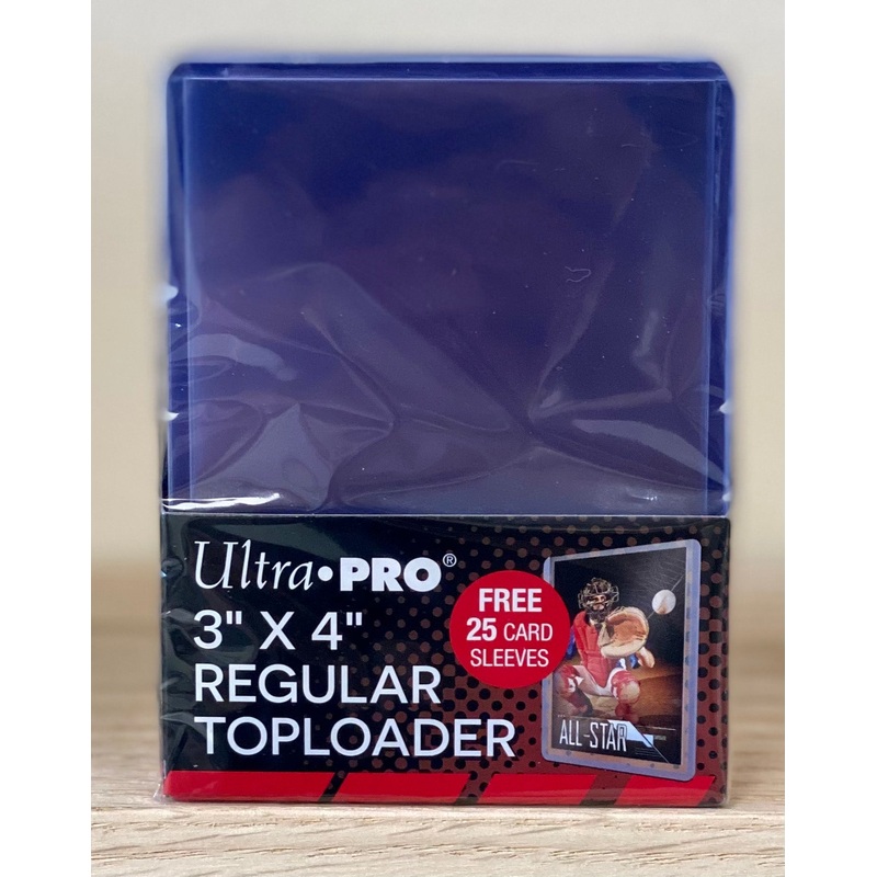 Ultra-PRO: 3"x4" Regular Toploader with 25 Penny Sleeves
