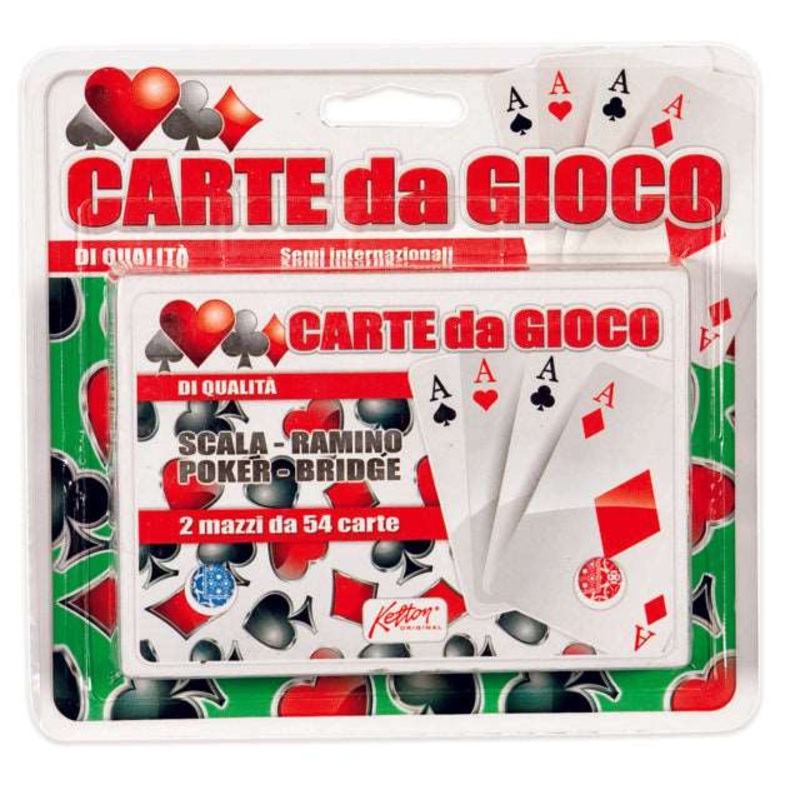 2 DECKS OF 54 PLAYING CARDS