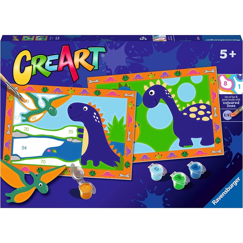CreArt Junior Series: 2 x Dinosaurs