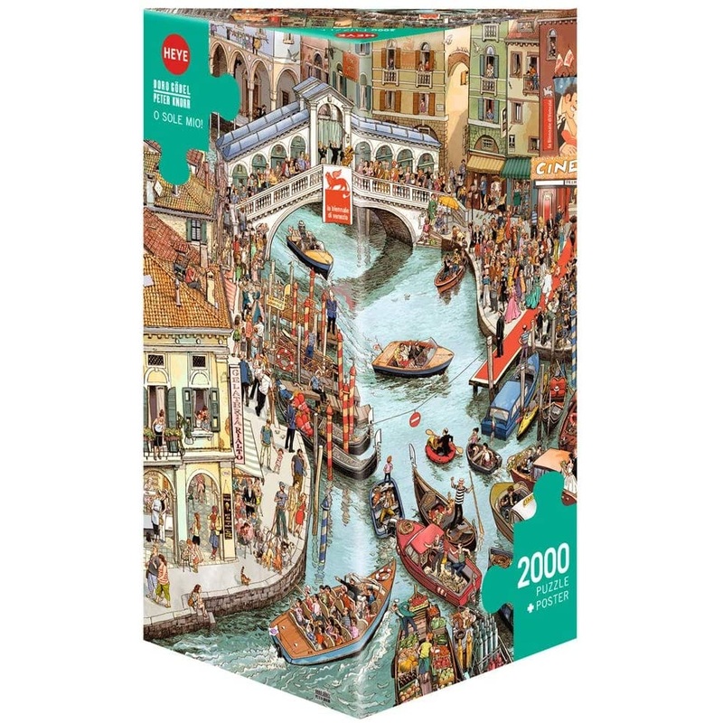 2000 Piece Triangular Puzzle - Gbel / Knorr: O Sole Mio!
