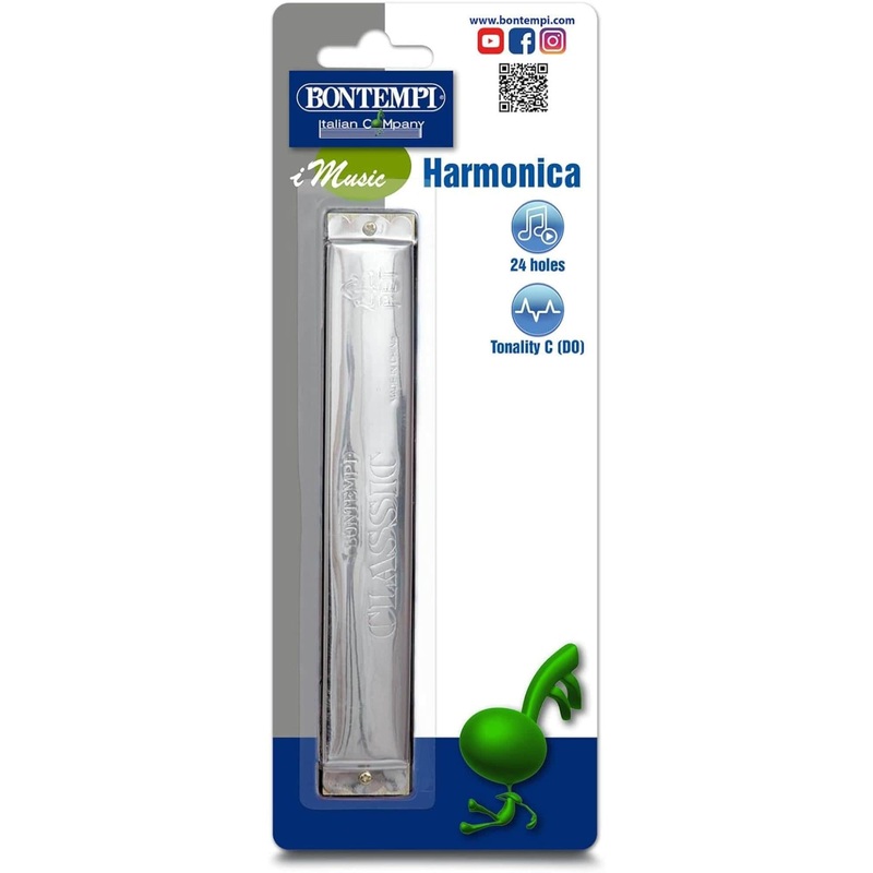 24 note metal harmonica