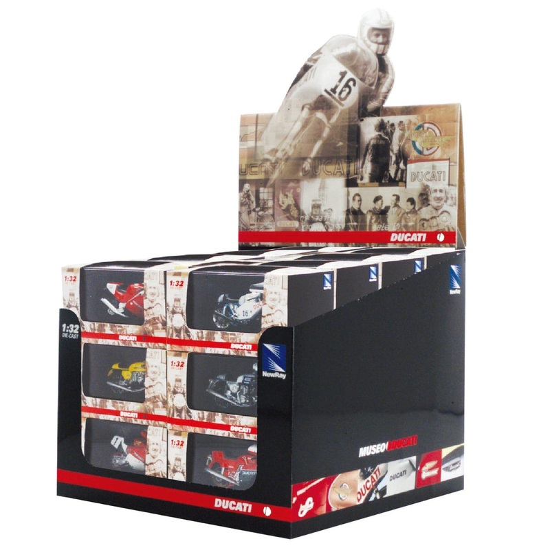 Ducati Historical Model 12 Ass 1:32 scale (1 model randomly assorted)