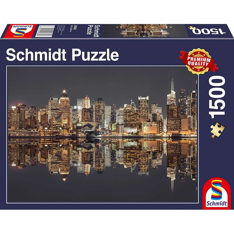 1500 Piece Puzzle - New York Skyline at Night