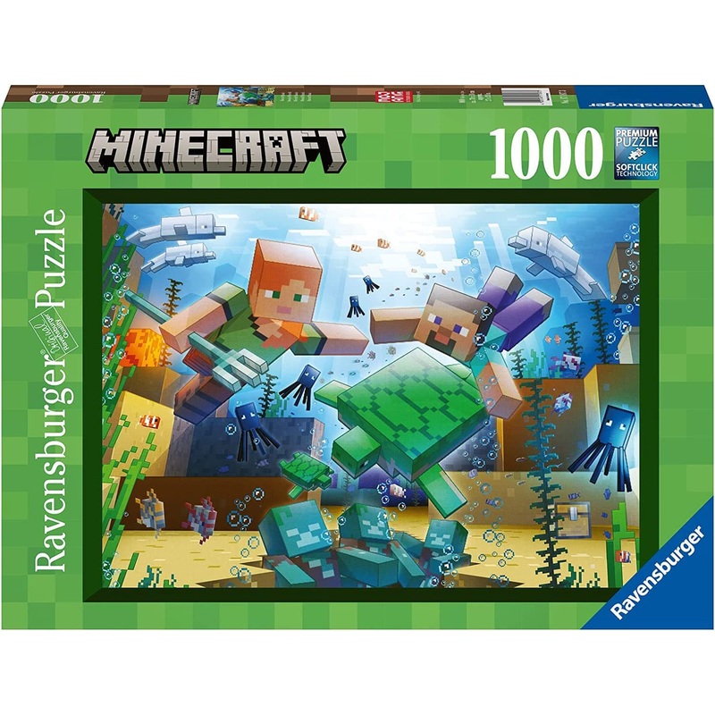 Puzzle 1000 pz - Minecraft Mosaic