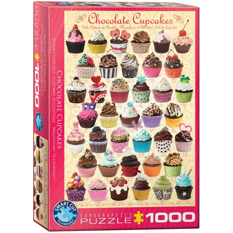 1000 Piece Puzzle - Chocolate Cupcakes