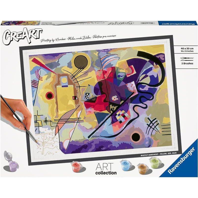 CreArt Serie B Art Collection - Kandinsky: Yellow, red, blue